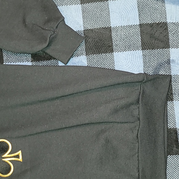 Vintage. Made in USA. Jerzees by Russell.  Playing Card Suits. Crew neck. 3X - Picture 3 of 14